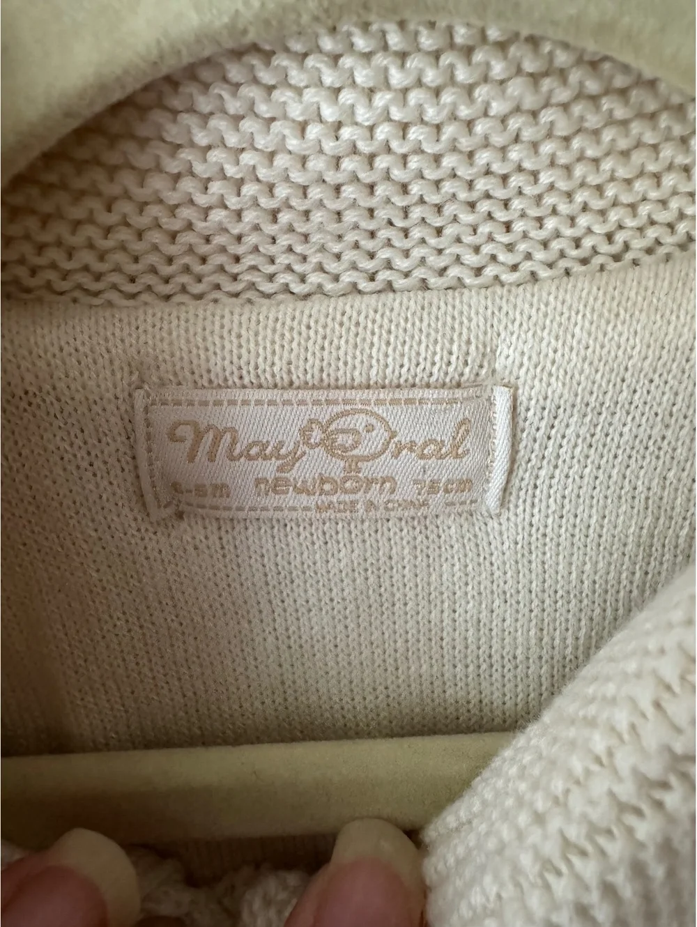 Mayoral knit peacoat